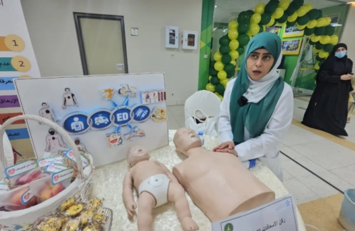 من شبكة القطيف الصحية.. مختصة بالإنعاش القلبي الرئوي: كل دقيقة تأخير تقلل نسب نجاة المريض 7%