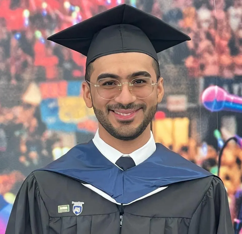 من القطيف.. جامعة Penn State بأمريكا تمنح المهندس «هاشم الصائغ» الماجستير في الطاقة المتجددة وأنظمة الاستدامة