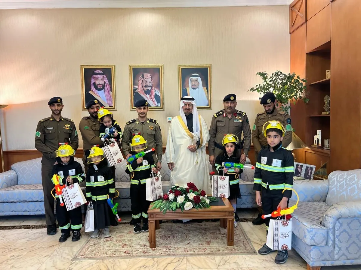 في انطلاق فعاليات اليوم العالمي.. الخريف يطلع على جهود وخطط «مدني القطيف» التوعوية في المحافظة