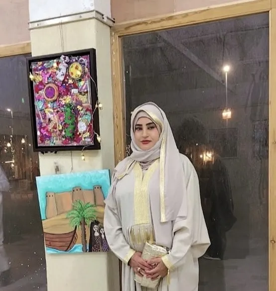 وجوه في قلعة تاروت.. بـ ﻿لوحة فنية.. التشكيلية حنان هنيدي تحتفي بليلة الناصفة