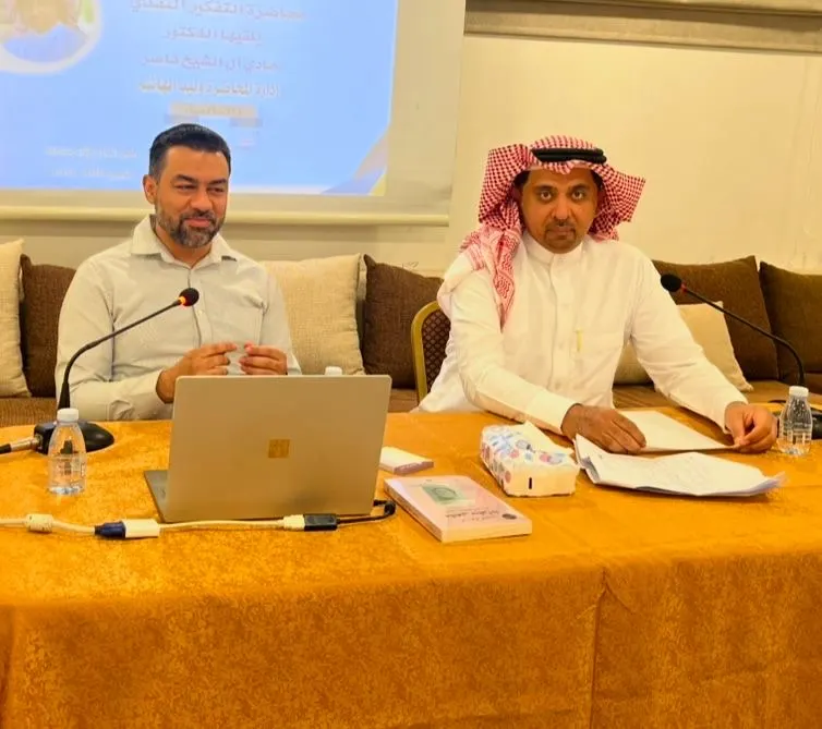 في محاضرته د. آل شيخ ناصر بنادي الخط: الفلسفة خاوية إن لم تُبنَ على العلم