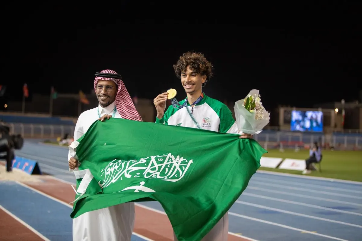 في القطيف.. بعد الزاير.. العداء هاشم حكيم يضيف الذهبية الآسيوية الثانية للسعودية
