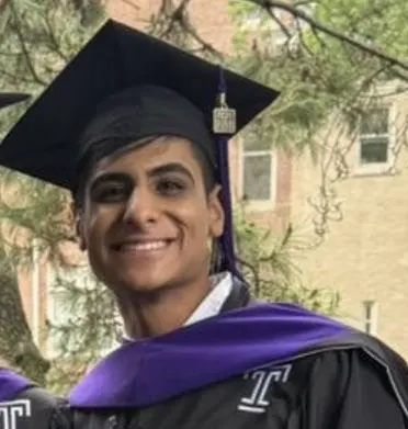 جامعة تمبل الأمريكية تمنح «محمد آل عاشور» الماجستير في القانون الدولي