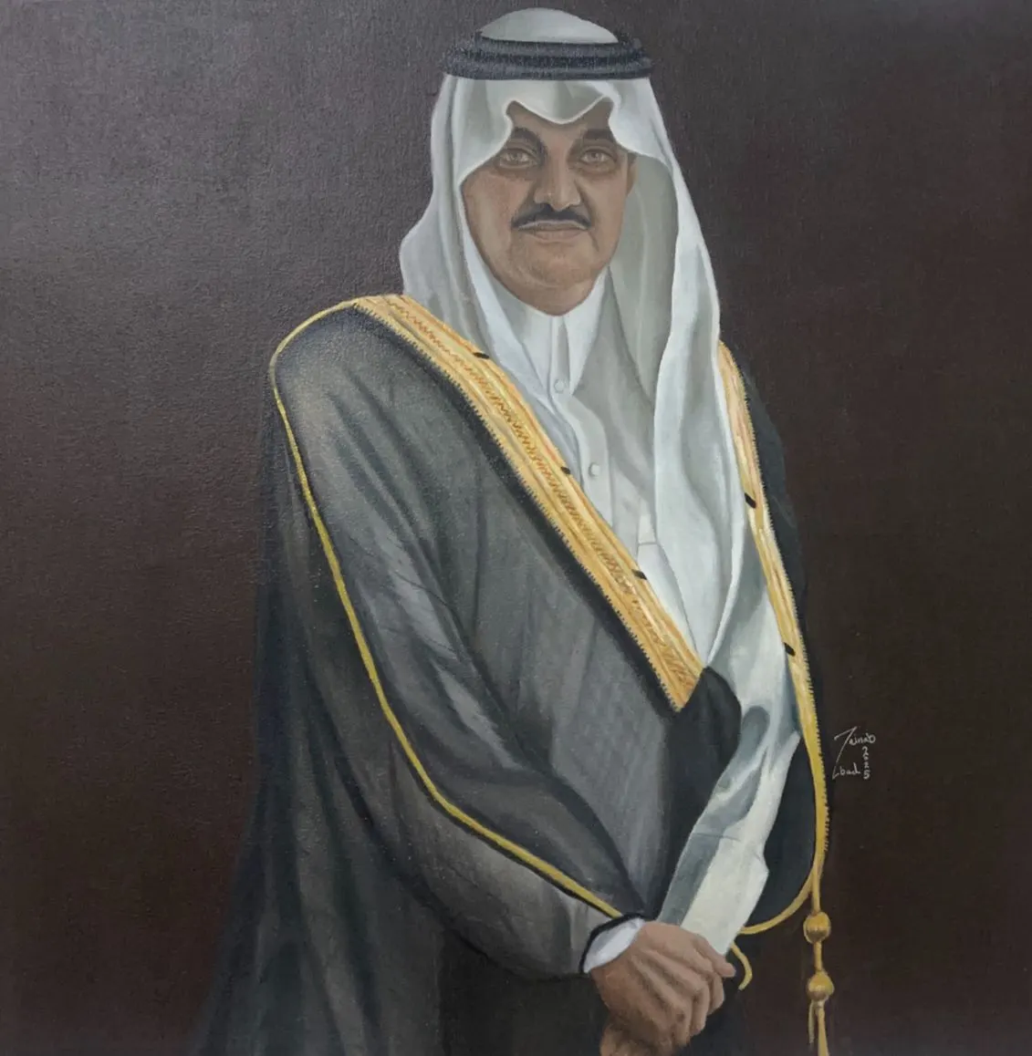 بتوقيع زينب آل لباد.. «شموخ الوطن» يسطع في سماء «مساحة لونية».. بورتريه الأمير سعود بن نايف يتألق بريشة ابنة العوامية