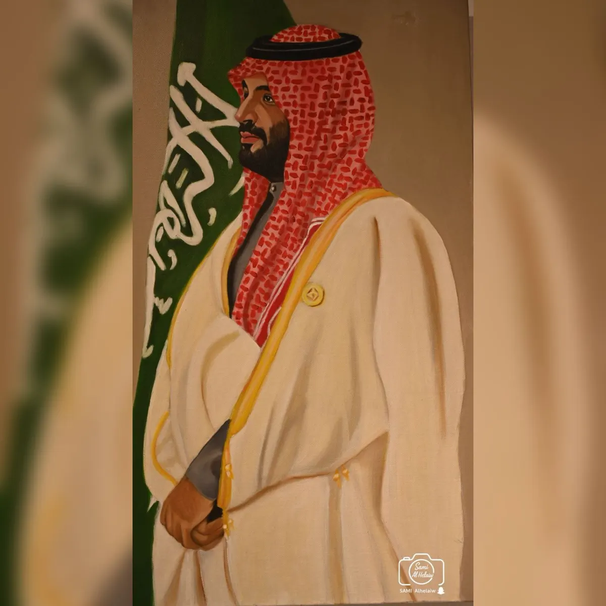 من صفوى.. «نظرة المستقبل» تبوح بصمت الألوان.. هاجر الشيتي تشكر الوطن بريشة صماء في «مساحة لونية»
