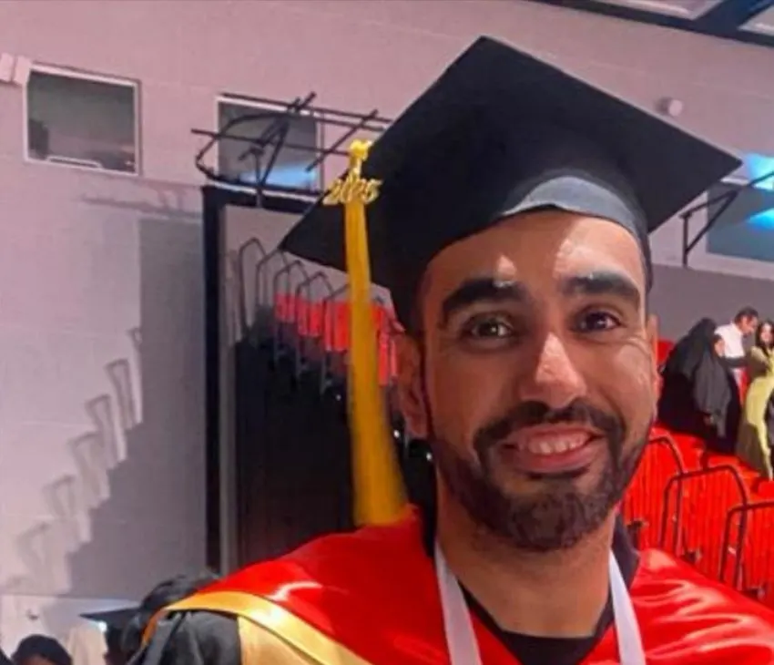 من تاروت.. الجامعة الأهلية بالبحرين تمنح «عبدالله المحل» الماجستير في إدارة الأعمال
