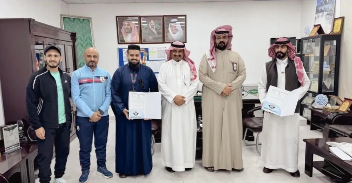شراكة رياضية ترسم طريق الأبطال في الكاراتيه بالجش ورأس تنورة