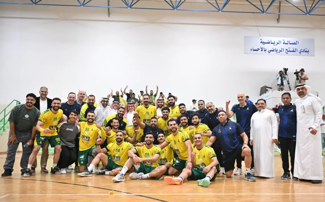 الخليج يحسم لقب ممتاز اليد السعودية قبل الختام بـ 3 جولات