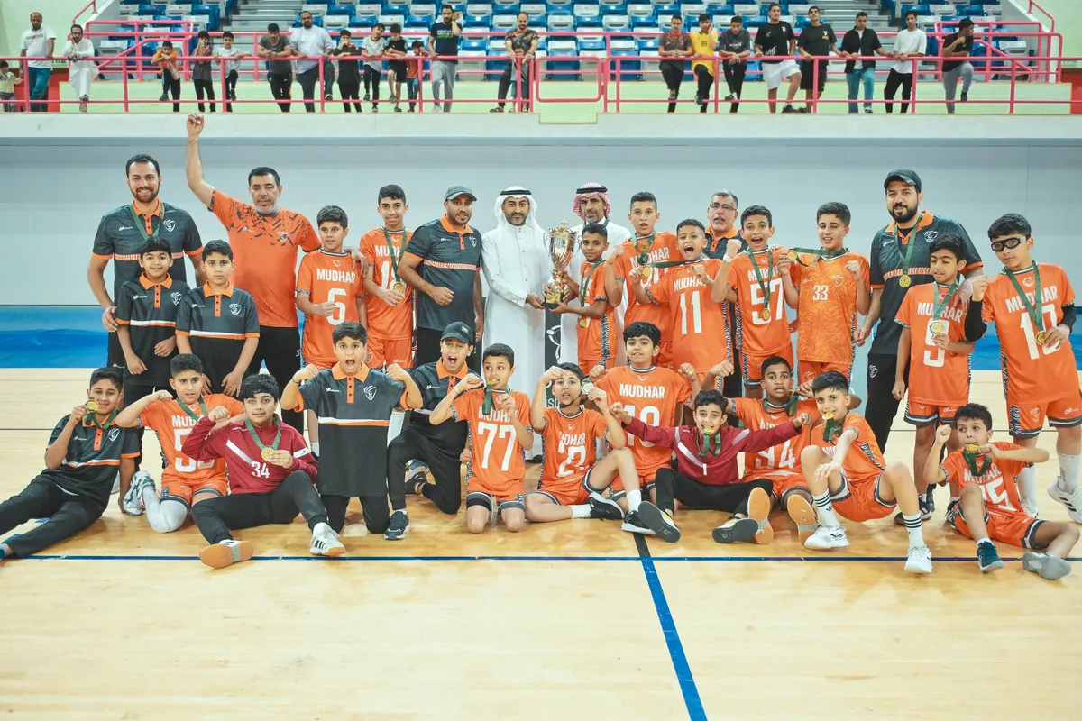 من القديح... مضر بطلًا للنسخة الأولى من كأس اتحاد اليد للصغار
