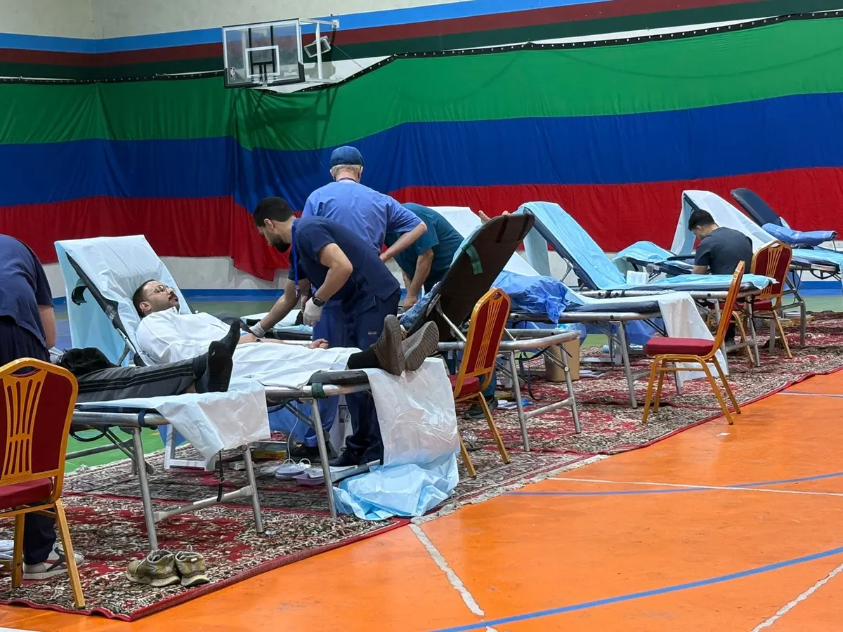 في ثاني ليالي حملة الخويلدية.. 79 متبرعًا يضخون الحياة وصالة النادي تتحول إلى خلية عطاء