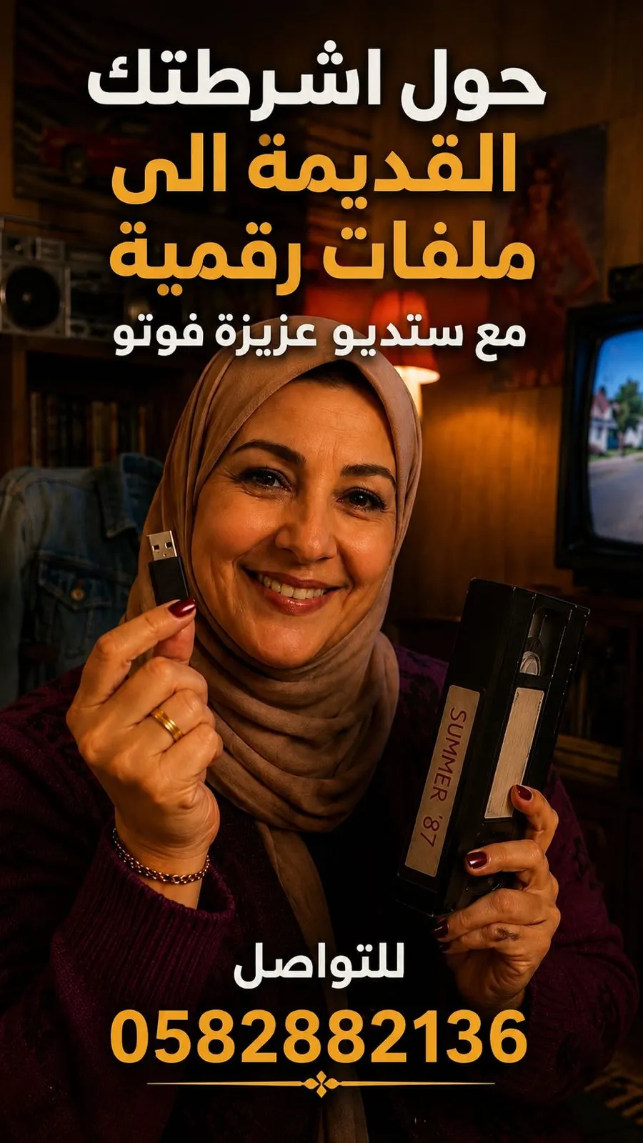 حوّل اشرطتك القديمة إلى ملفات رقمية مع «ستديو عزيزة فوتو» بالقطيف