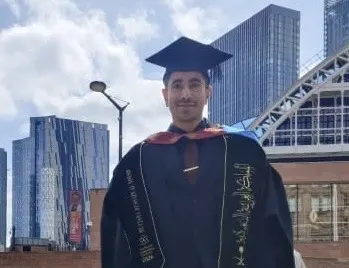 من أم الحمام.. «جامعة مانشستر متروبوليتان» تمنح مجتبى آل يوسف درجة البكالوريوس في رياضة وعلوم التمارين