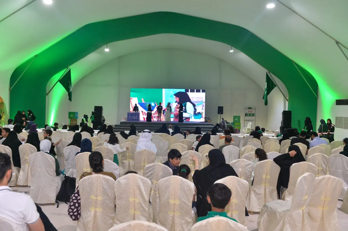 في وسط العوامية.. مشروع الرامس يشارك الوطن فرحته بـ96 ركنًا