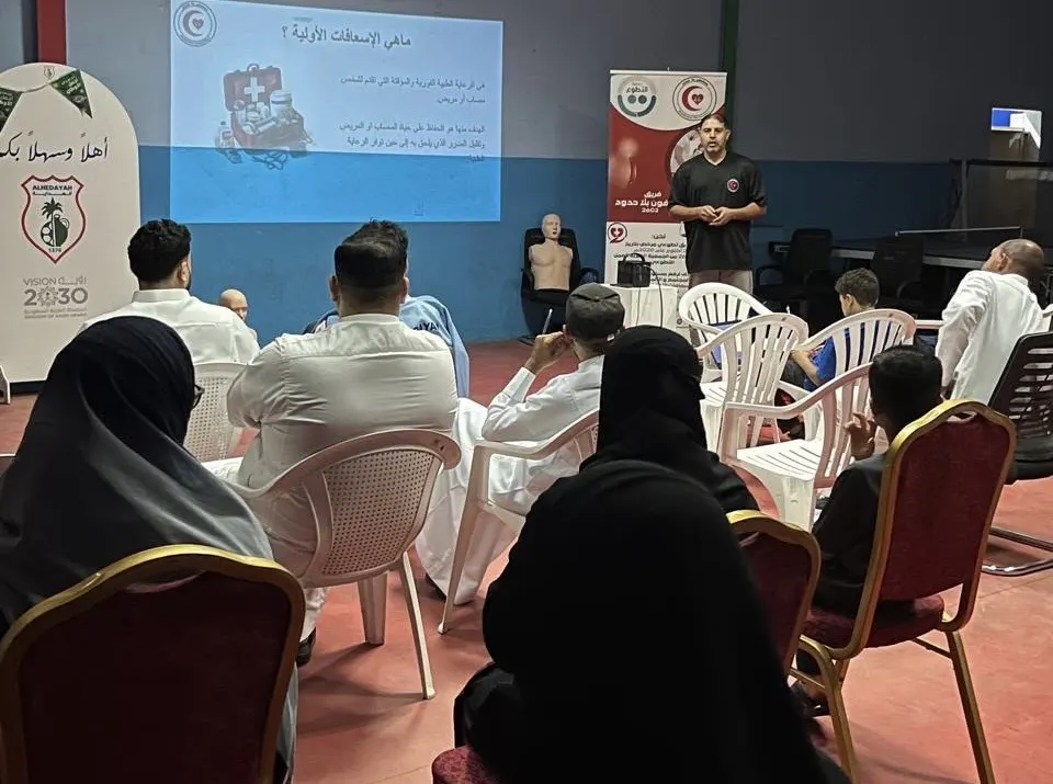 في هداية الجش.. «مسعفون بلا حدود» يحوّل الإسعافات الأولية إلى مهارات تنقذ الأرواح