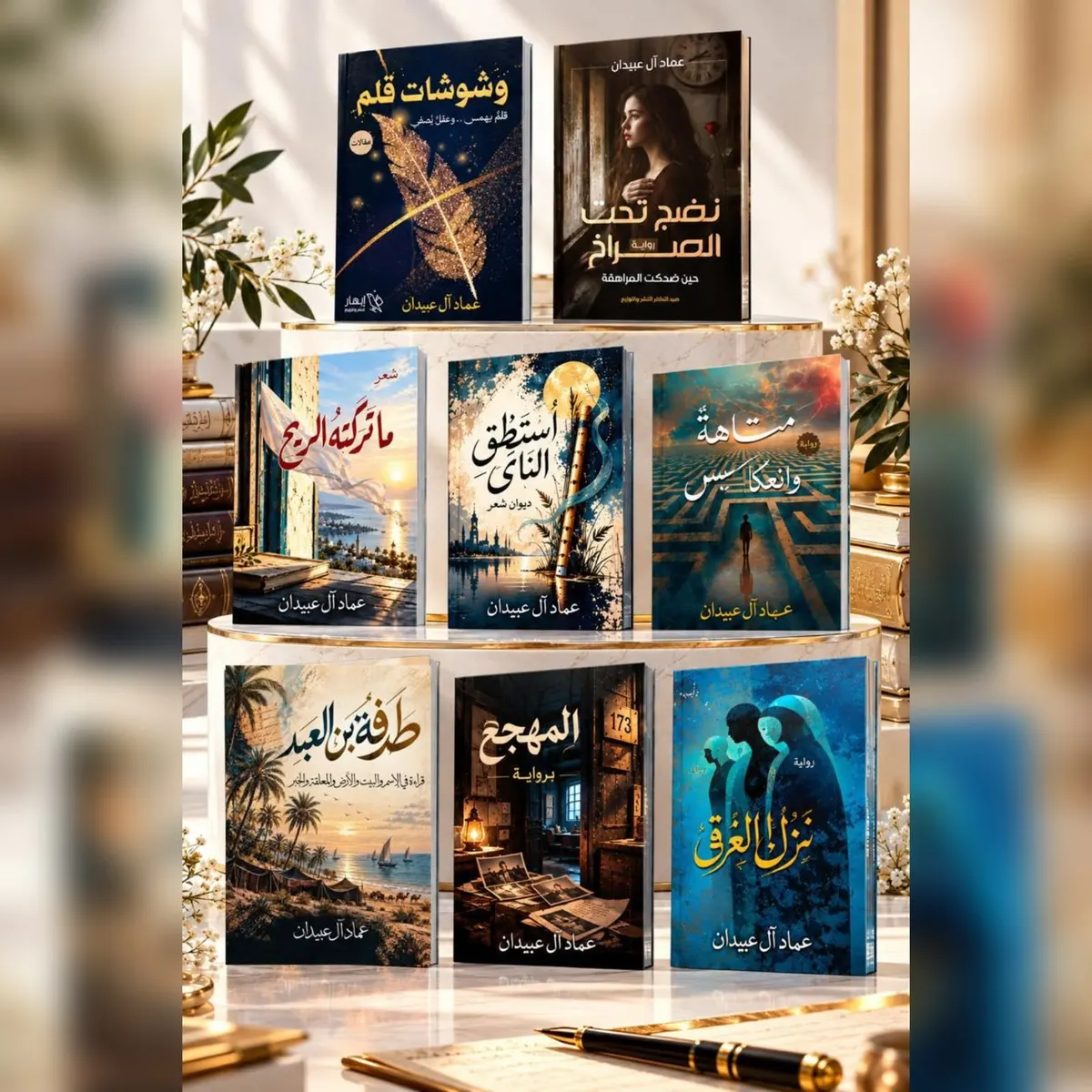 من قديح القطيف.. «عماد آل عبيدان» يفتح خمسة أبواب للأدب والتاريخ.. من أسرار «المهجع» وغموض «نزل الغرقى» إلى معلقة «طرفة بن العبد»
