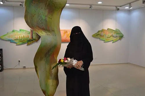 الجارودي والشيخ تشاركان في معرض صحار الفني 2018