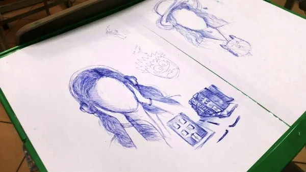 «نسائي خيرية الجش» ينظم دورة رسم البورتريه بالرصاص