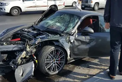 القطيف.. إصابة شخص في حادث تصادم بطريق الهدلة