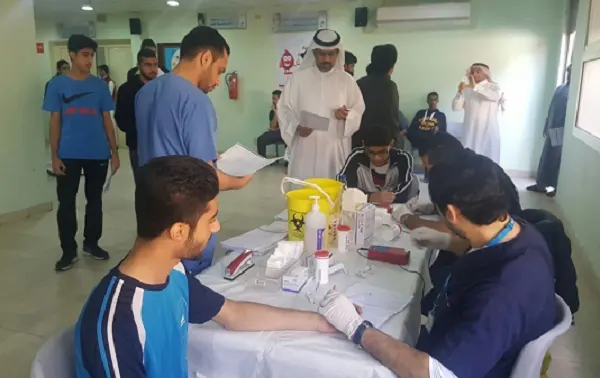 صفوى.. 135 متقدمًا في «الحملة المدرسية السادسة للتبرع بالدم»