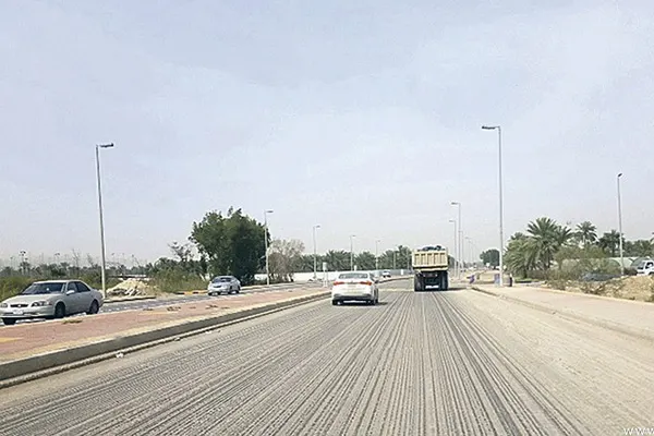 بدء أعمال صيانة في شارع حيوي بعنك