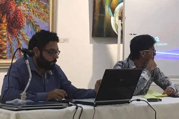 الشواف: البناء الفني ينتج عملاً إبداعيًا.. والناصري يؤكدها بلوحة الصرخة