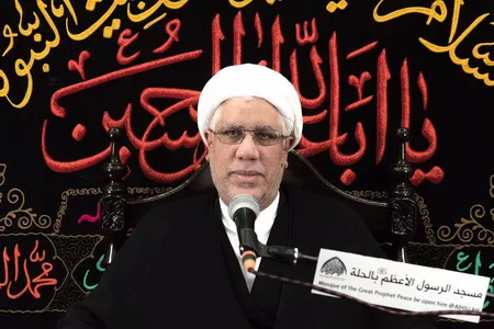الشيخ اليوسف يحث الطلاب على التميز.. ويبين دور الإمام الحسين العلمي