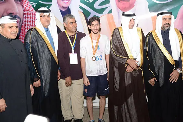 العتيبي يحصد ذهبية ”ماراثون الألوان“ بالقطيف