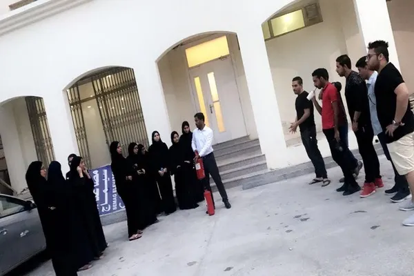 صفوى.. متطوعو ”بصمة خير“ يتدربون على إخماد الحرائق
