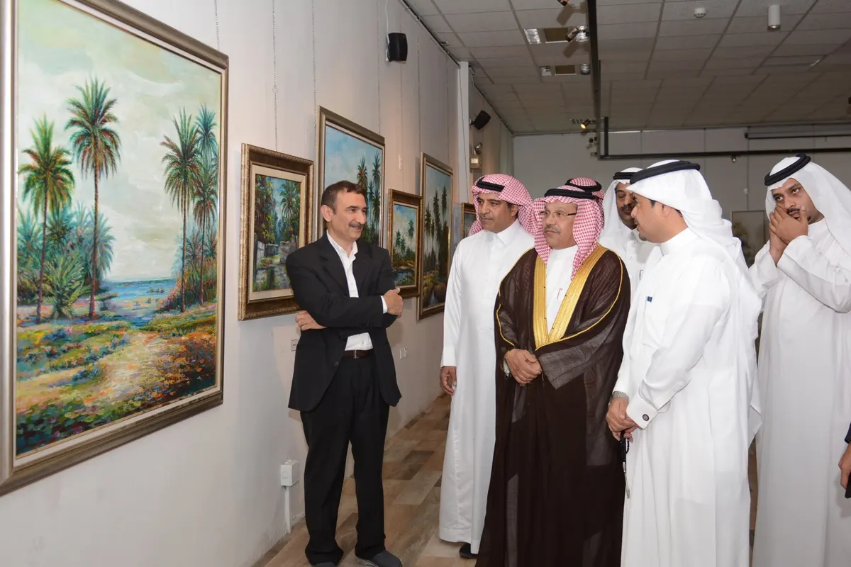 بالصور.. افتتاح معرض ”مبحرون“ بثقافة الدمام