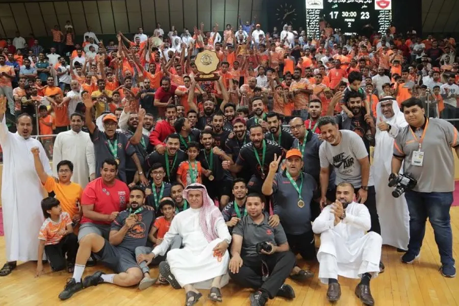 المنيع يتوج نادي مضر بدرع الدوري الممتاز لكرة اليد