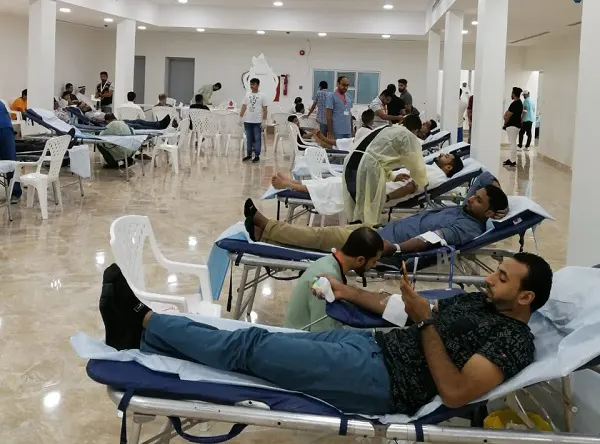123 متبرعًا بالدم في حملة «دمك حياة 2» بتاروت