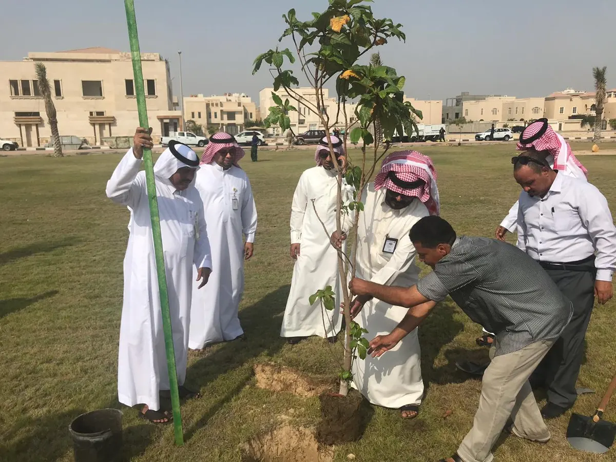 1500 شجرة تم غرسها في القطيف ضمن مبادرة ”نزرعها لننعم بها“