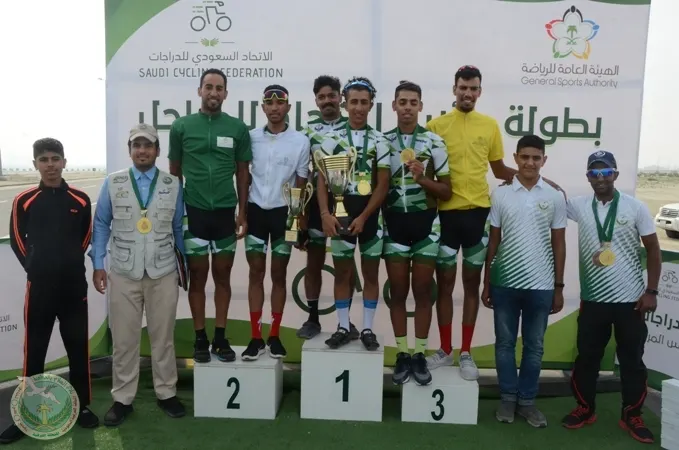 بالصور: دراجو السلام يحصدون ذهب كأس الاتحاد السعودي للمراحل