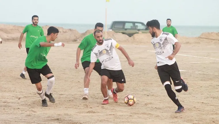 النوخذة يضرب شكيب بثنائية.. والنحت يجتاز عقبة المنار