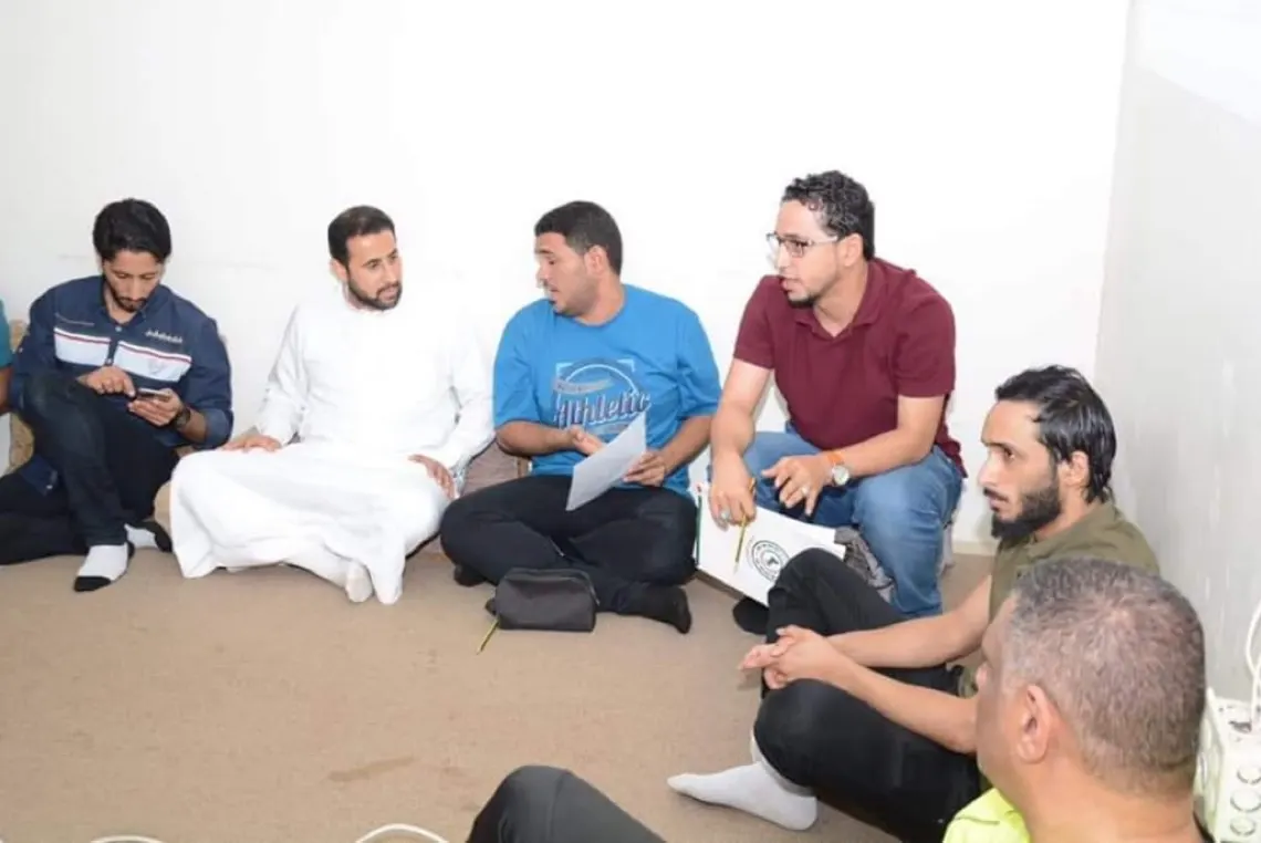 بالصور.. دورة الخلد تجري قرعة النسخة الخامسة لكرة القدم
