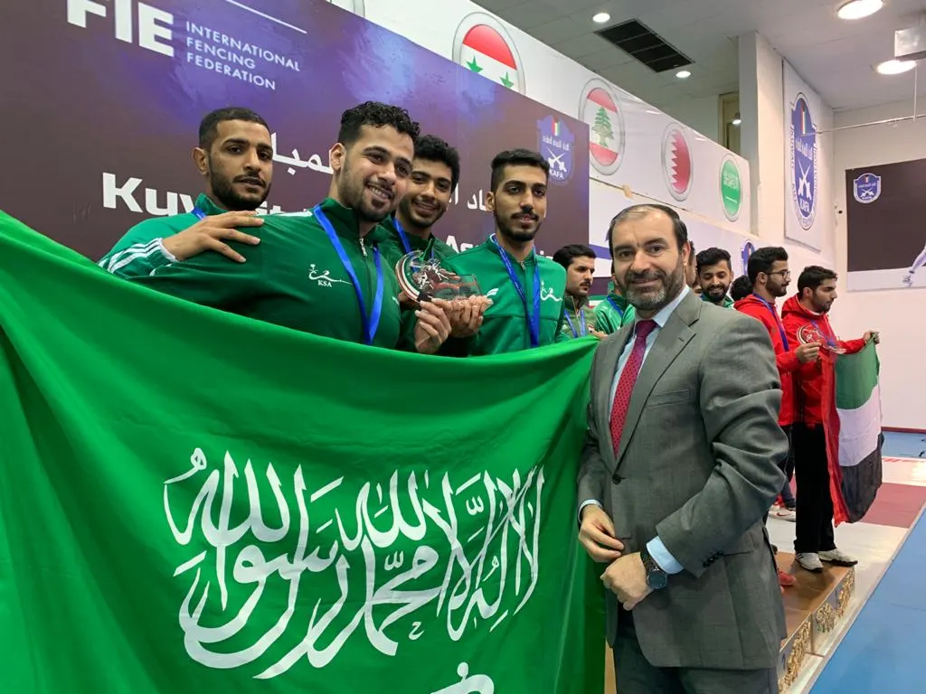 المنتخب السعودي للمبارزة ينهي البطولة العربية بفضيتين