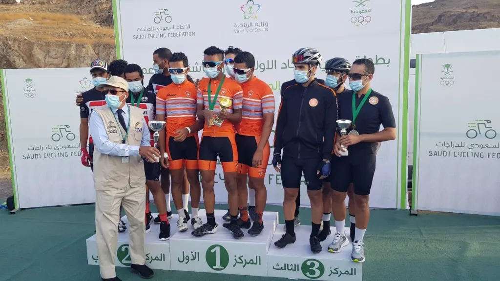 مضر يتوج بالمركز الأول لبطولة الدراجات للدرجة الأولى للكبار فردي وفرق