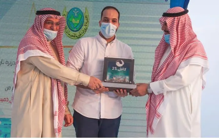 بالصور.. حفل يكشف النقاب عن شعار اليوبيل الفضي لـ ”كافل“ جزيرة تاروت