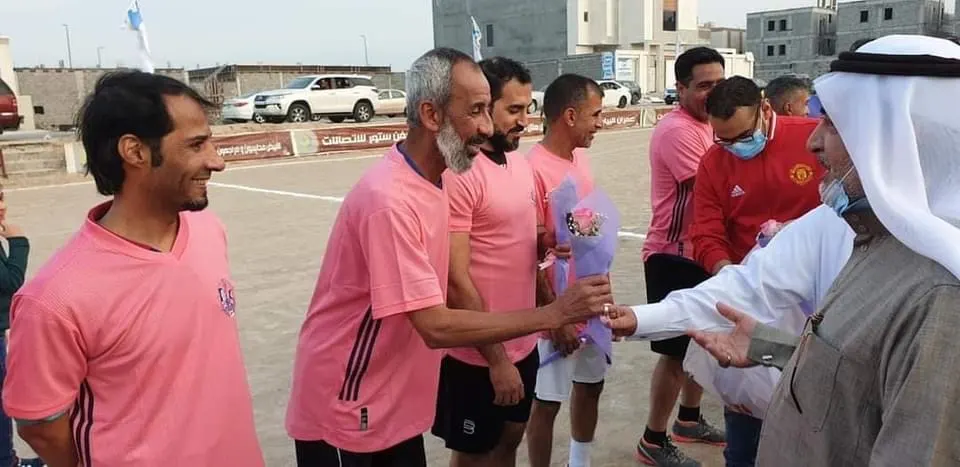 بالصور.. مباراة استعراضية تجمع قدامى نادي الهدى في شمال تاروت