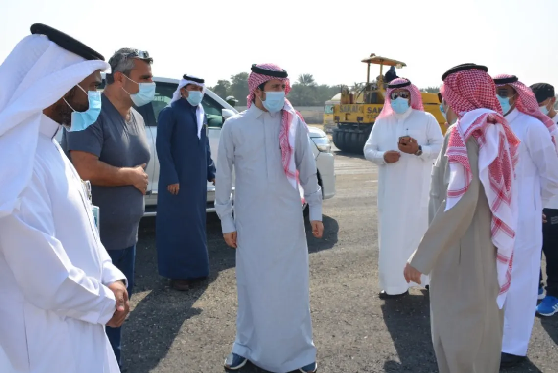 مضاعفة الجهود لإنجاز 3 طرق شريانية بالقطيف