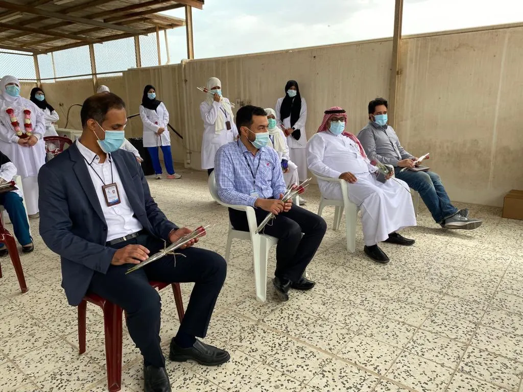 تكريم المتميزين والمتقاعدين ب ”صحي أم الحمام“
