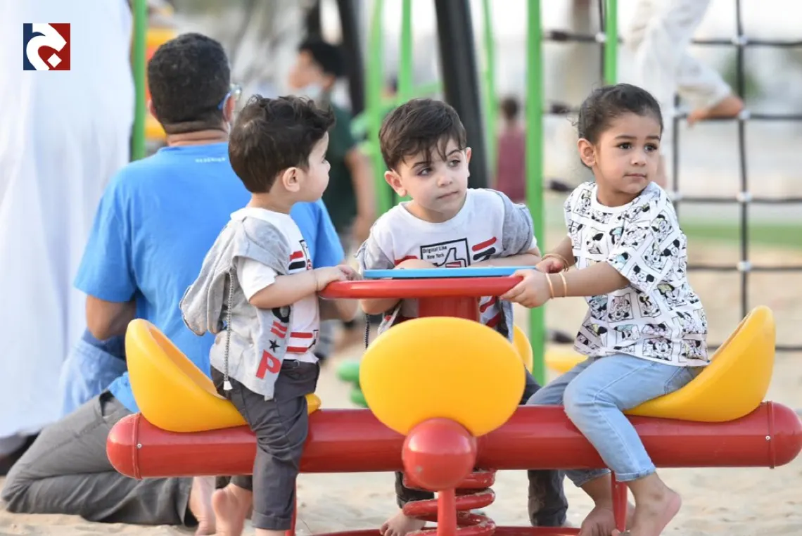 ألعاب الواجهات البحرية.. متعة للأطفال ونزهة للكبار قبل الإفطار