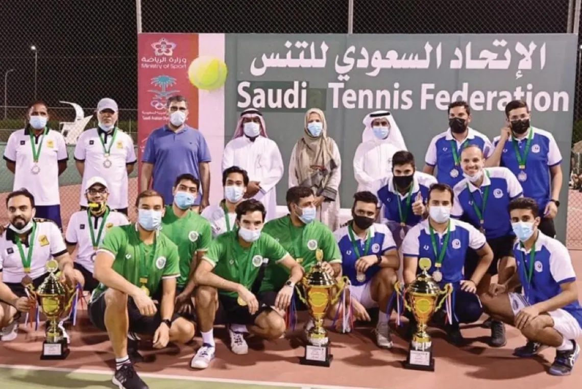 نادي السلام يخطف دوري التنس