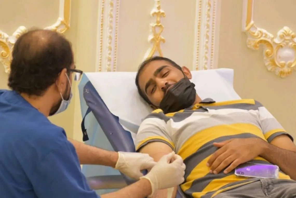 ”بجودك أحيا 4“.. 62 متقدمًا للتبرع بالدم في اليوم الأول بحلة محيش