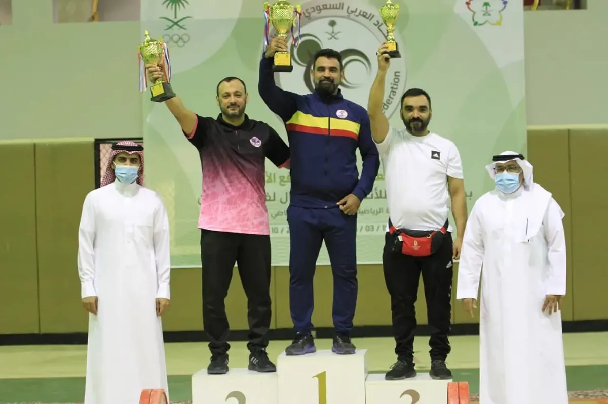 أثقال الترجي أبطال لناشئي المملكة