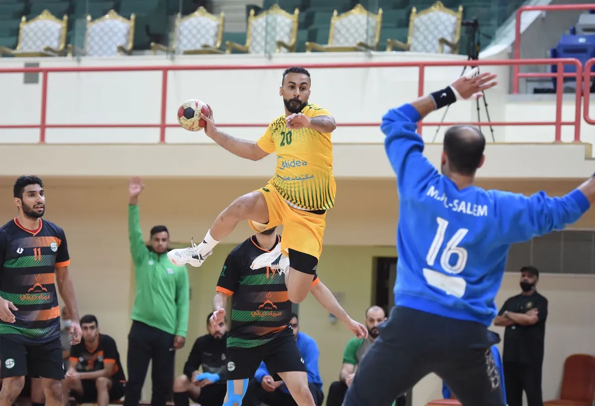 مضر ينتزع صدارة ممتاز اليد والخليج ينتصر على النور