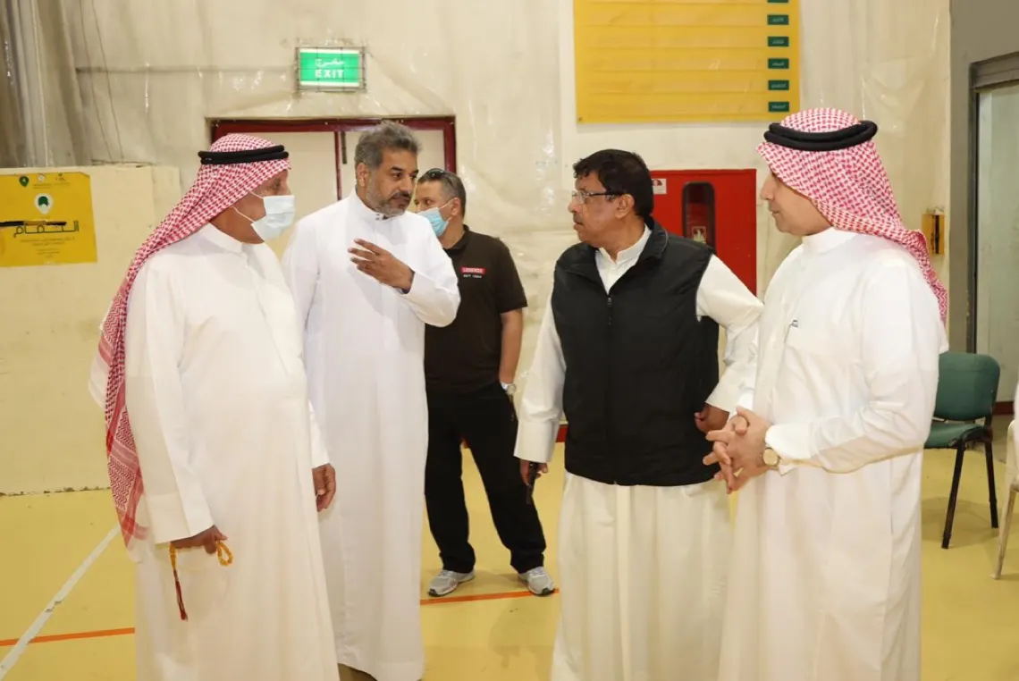 الوفد الآسيوي يتفقد المنشآت الرياضية في الشرقية