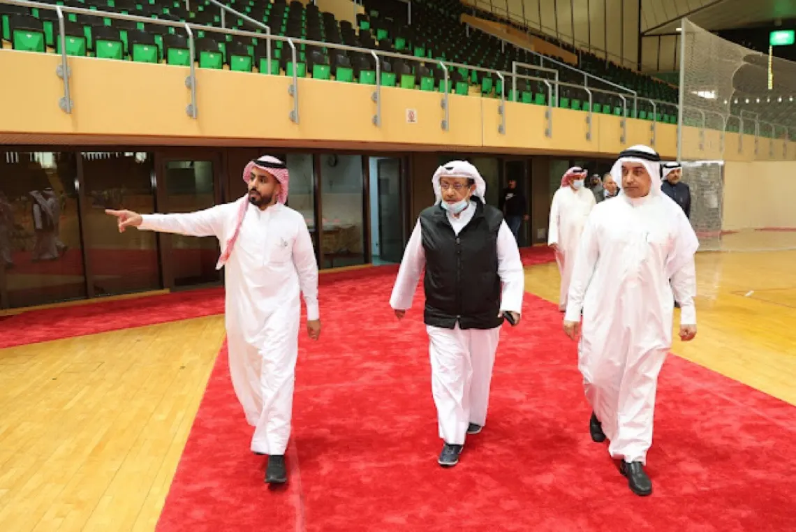 بالصور.. الوفد الاسيوي يختتم الجولة التفقدية للمنشآت الرياضية في الشرقية