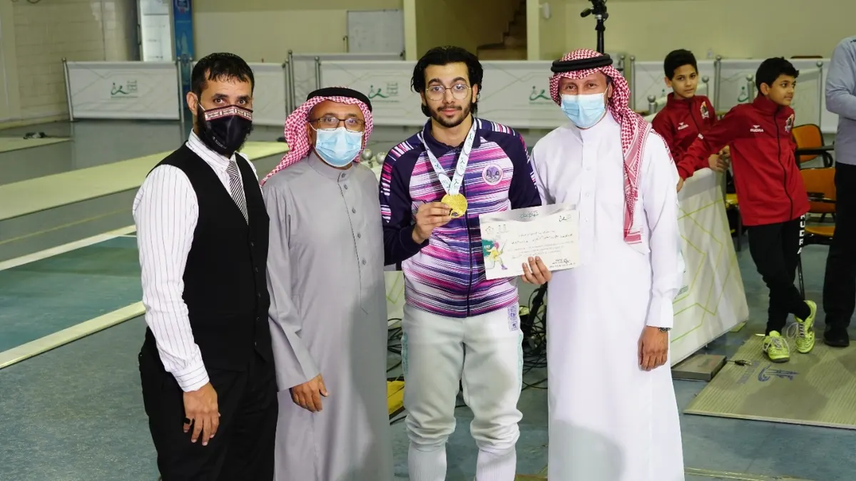 مبارزة الهدى تحتكر ذهب بطولة المملكة لسلاح السايبر والإبيه