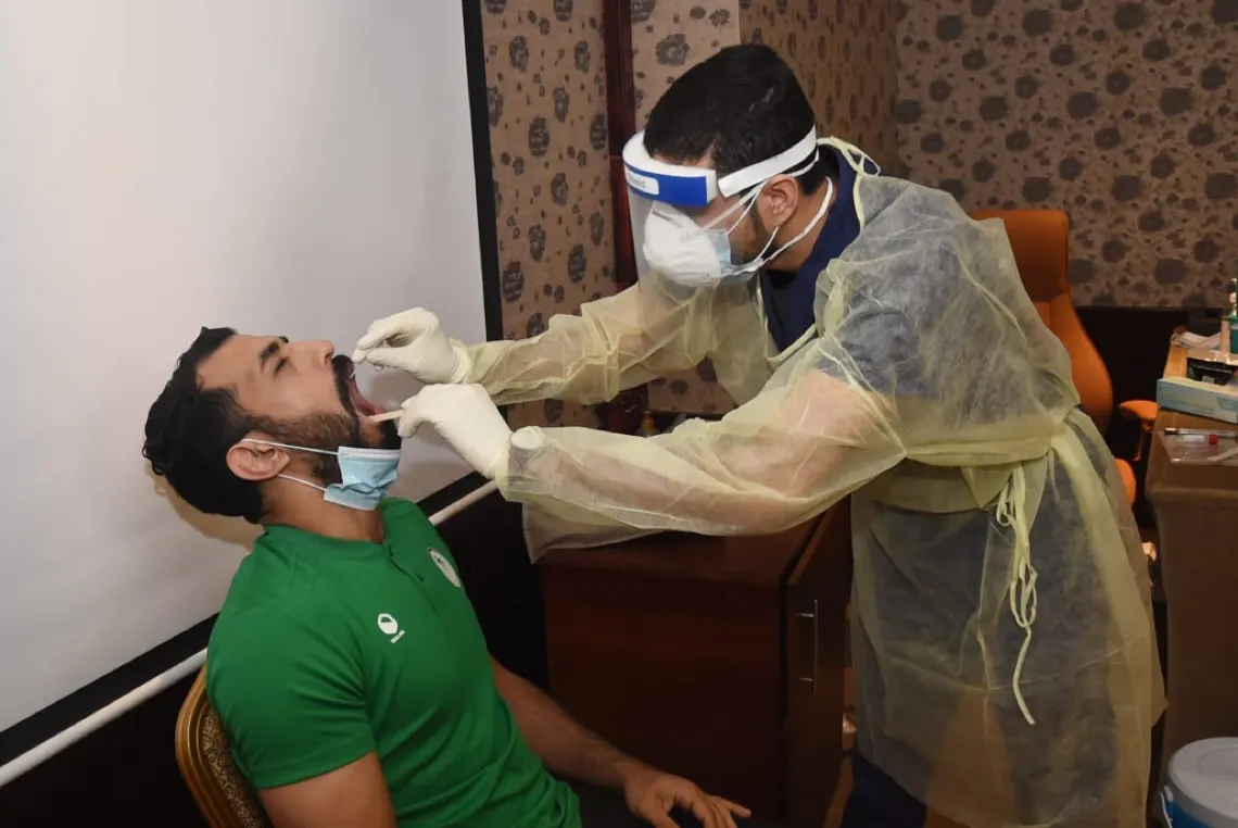 أخضر اليد يستأنف تدريباته بعد نتائج ال PCR